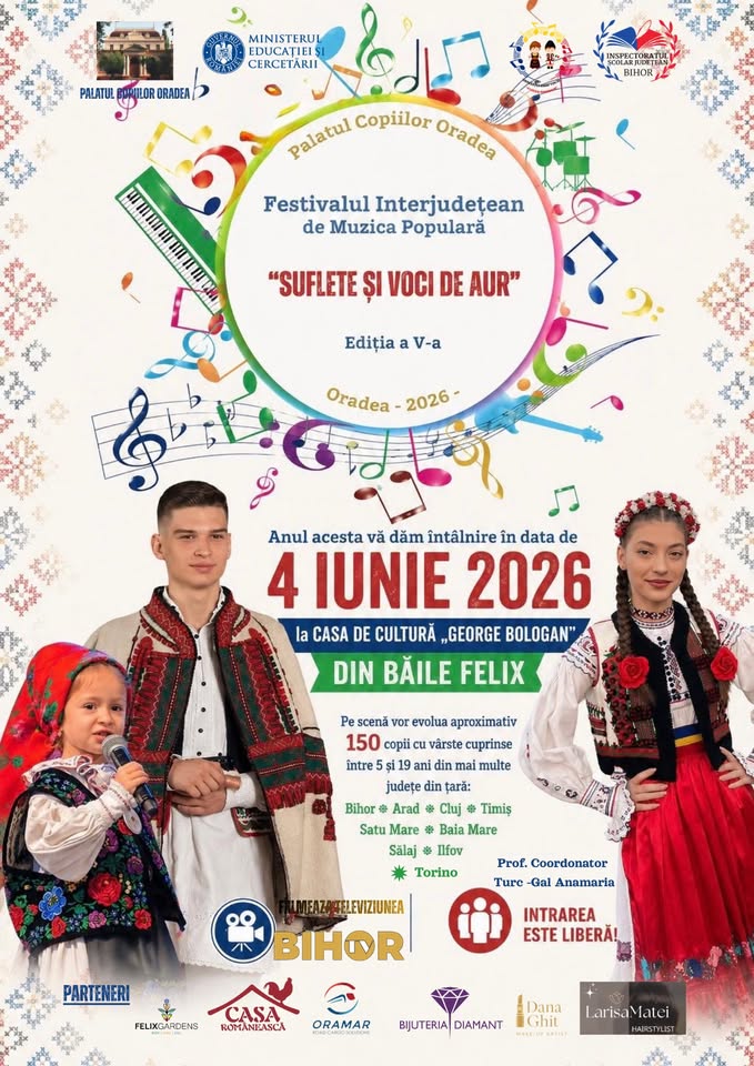 Concursul Interjudețean “Suflete și Voci de aur” Ediția a V-a