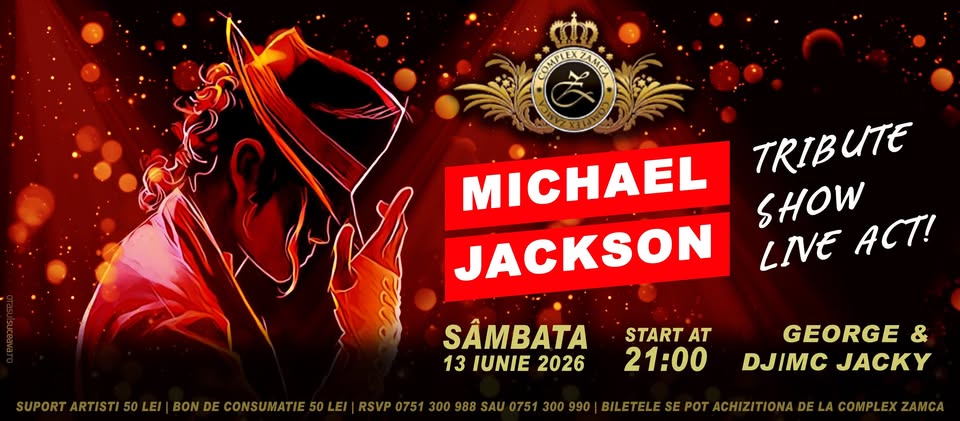 TRIBUTE MICHAEL JACKSON LIVE PERFORMANCE & AFTER PARTY