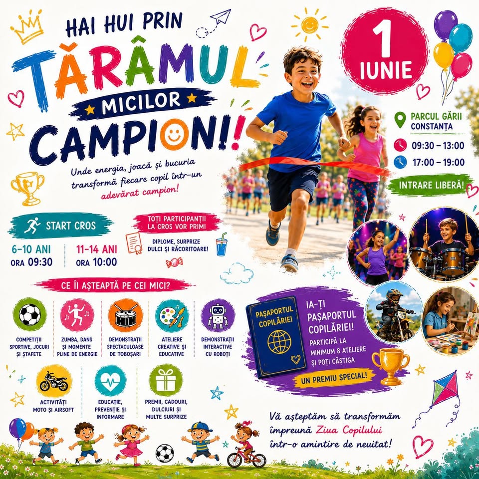 HAI HUI PRIN TĂRÂMUL MICILOR CAMPIONI!