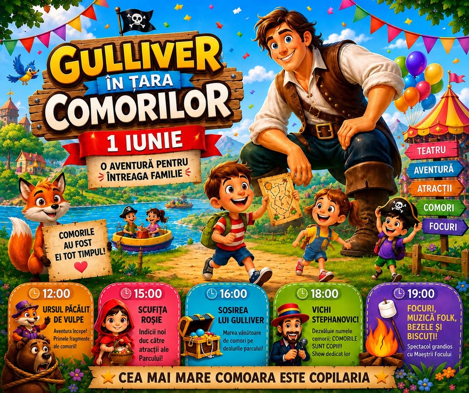 ✨ GULLIVER ÎN ȚARA COMORILOR ✨