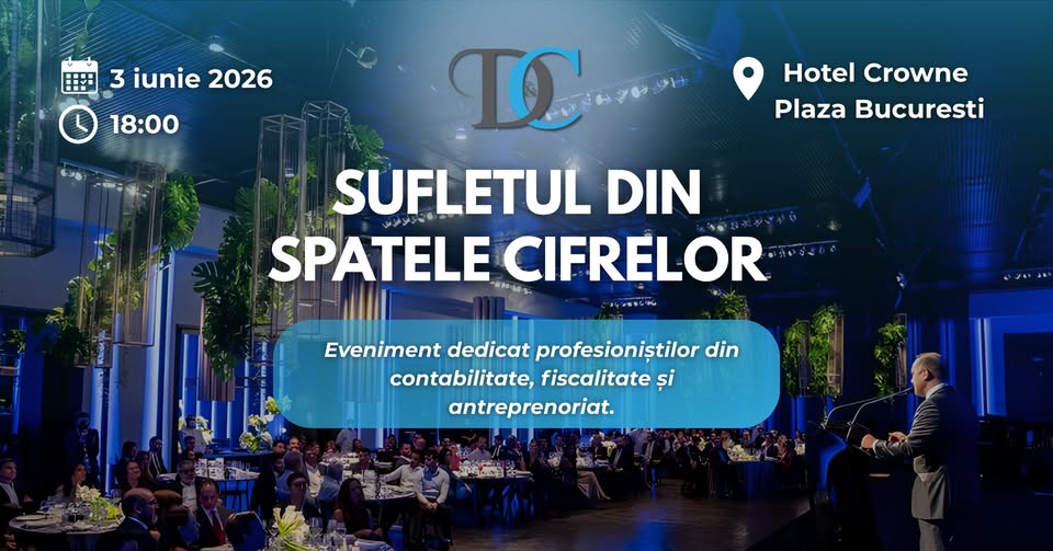 SUFLETUL DIN SPATELE CIFRELOR – Eveniment marca D&C CONTA