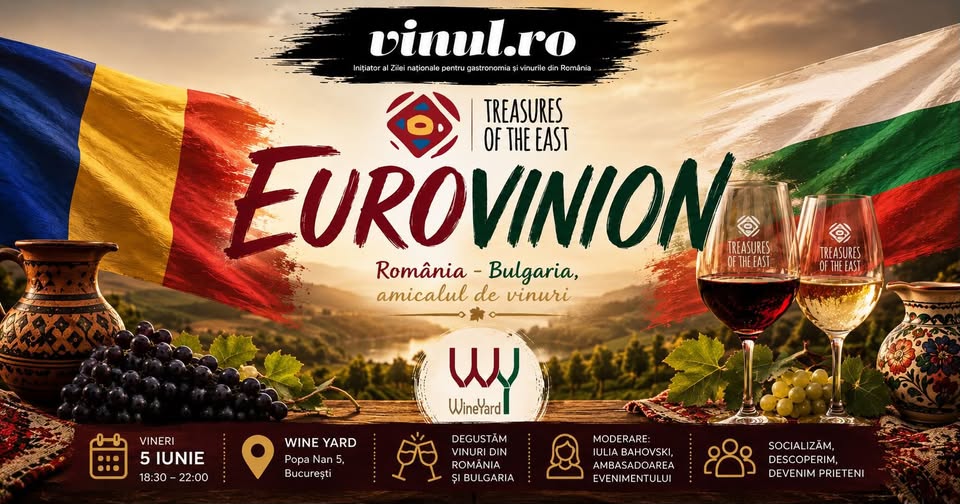 Eurovinion Romania-Bulgaria, amicalul de vinuri