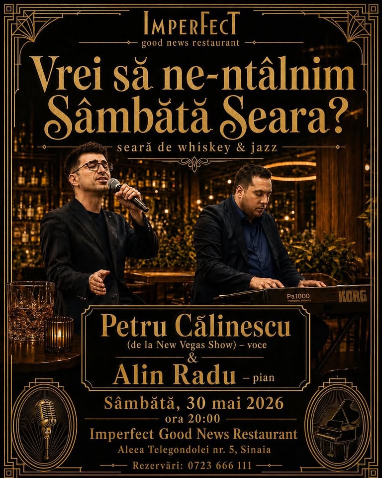 Seară de Jazz & Whisky la Imperfect Sinaia