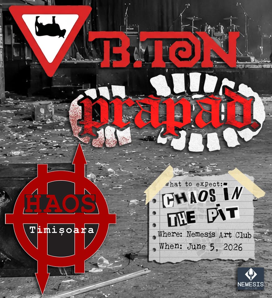 CHAOS IN THE PIT: HAOS X B-TON X PRĂPĂD @ NEMESIS ART CLUB