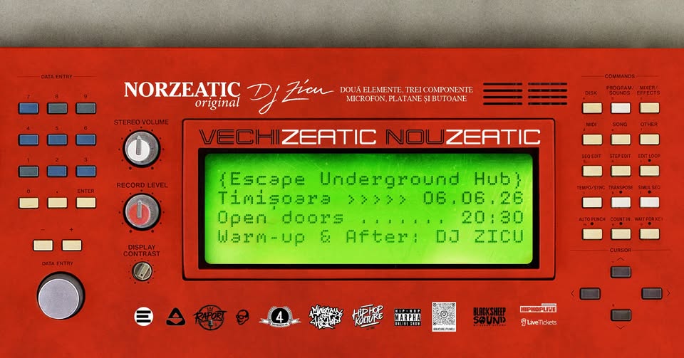 Norzeatic & DJ Zicu – VECHIzeatic NOUzeatic @ Escape Underground Hub, Timișoara