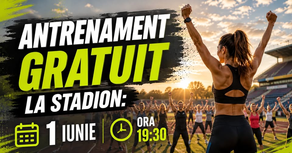 Antrenament gratuit la stadion