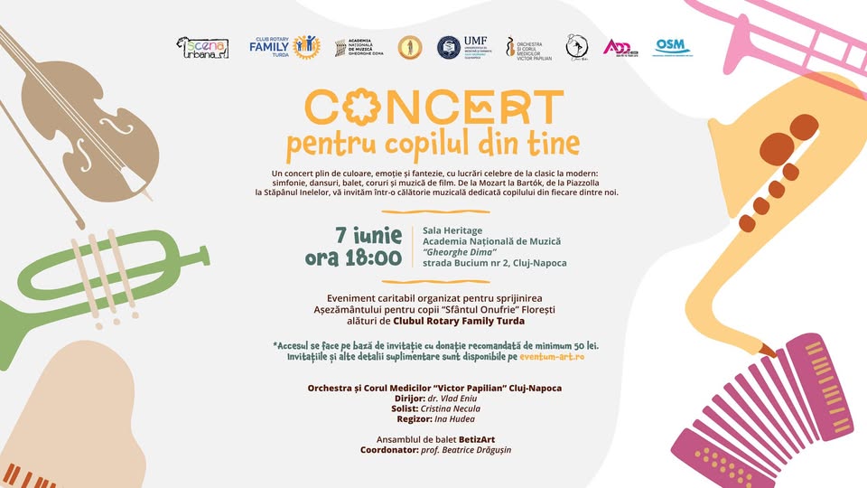 Concert pentru copilul din tine – 🪽 eveniment caritabil 🪽