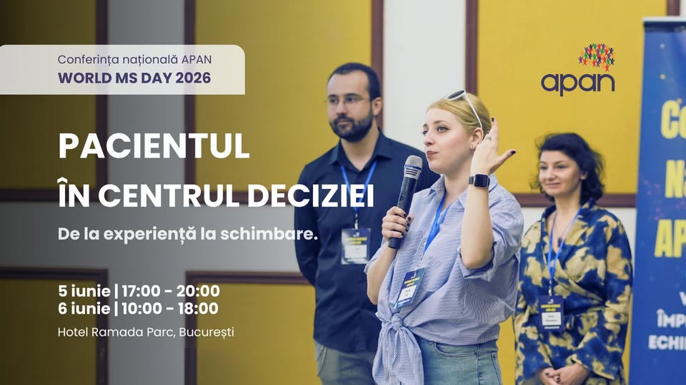 Conferința națională APAN 2026 – Pacientul în centrul deciziei: de la experiență, la schimbare