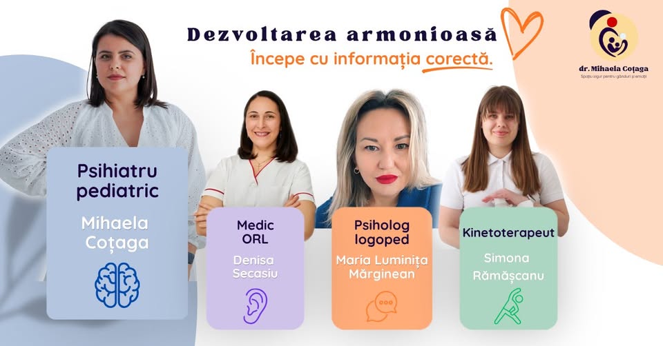 Dezvoltarea armonioasă a copilului – Dr. Mihaela Coțaga