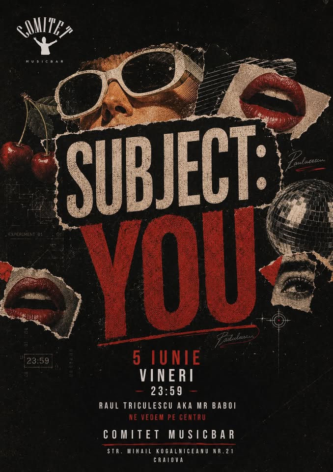 SUBJECT: YOU