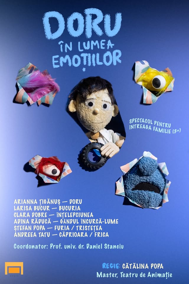 Spectacol de Animație „Doru în Lumea Emoțiilor” de Cătălina Popa