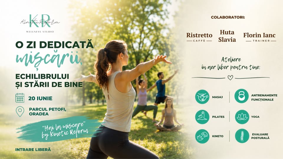 🌿 Hai la Mișcare | O zi dedicata miscarii, echilibrului si starii de bine | Intrare libera