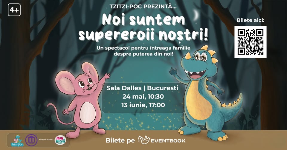 „Noi suntem supereroii noștri!” – un spectacol de teatru pentru întreaga familie | București
