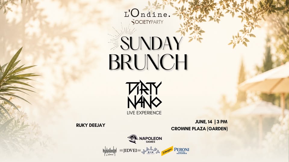 SUNDAY BRUNCH x Dirty Nano Live Experience