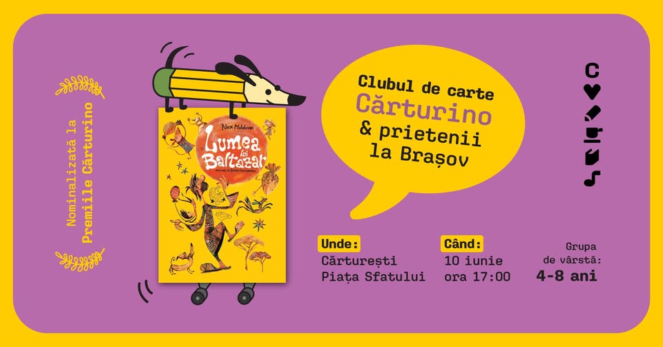 Clubul de carte Cărturino și prietenii la Brașov