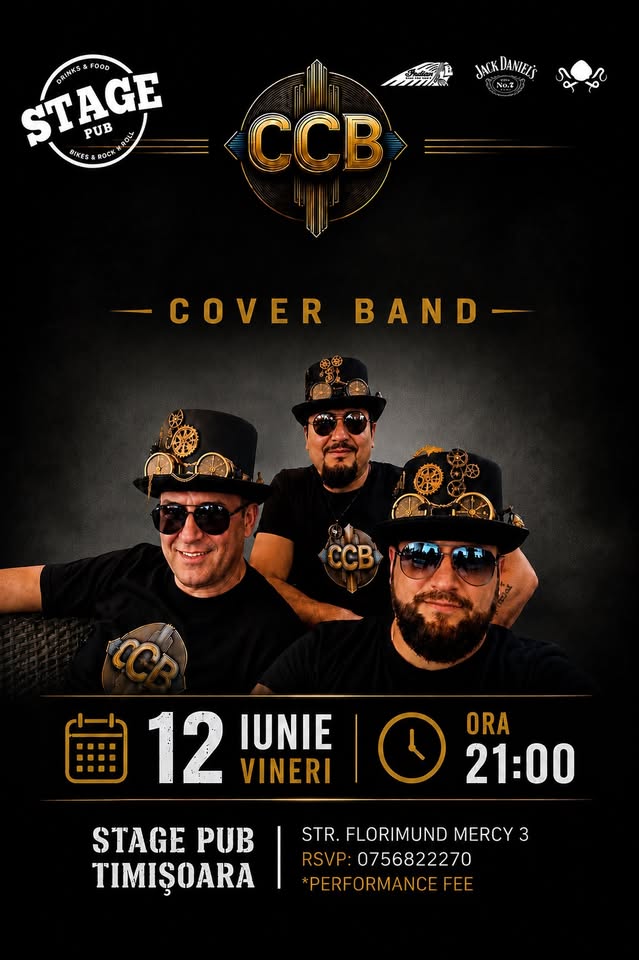 CCB Cover Band, Live show @Stage Pub