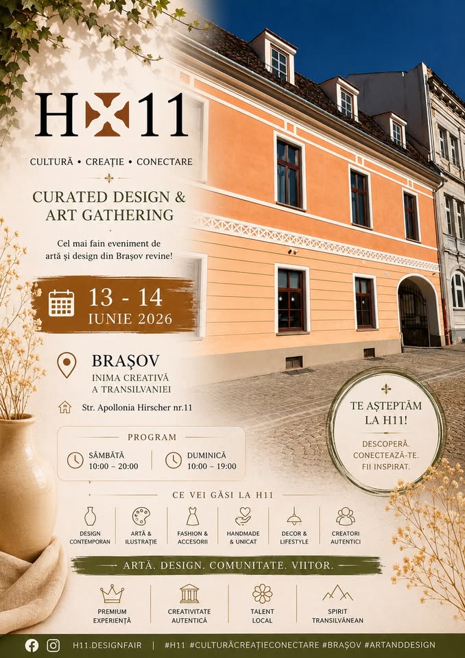 ✨ H11 | Cel mai fain eveniment – Cultură • Creație • Conectare ✨