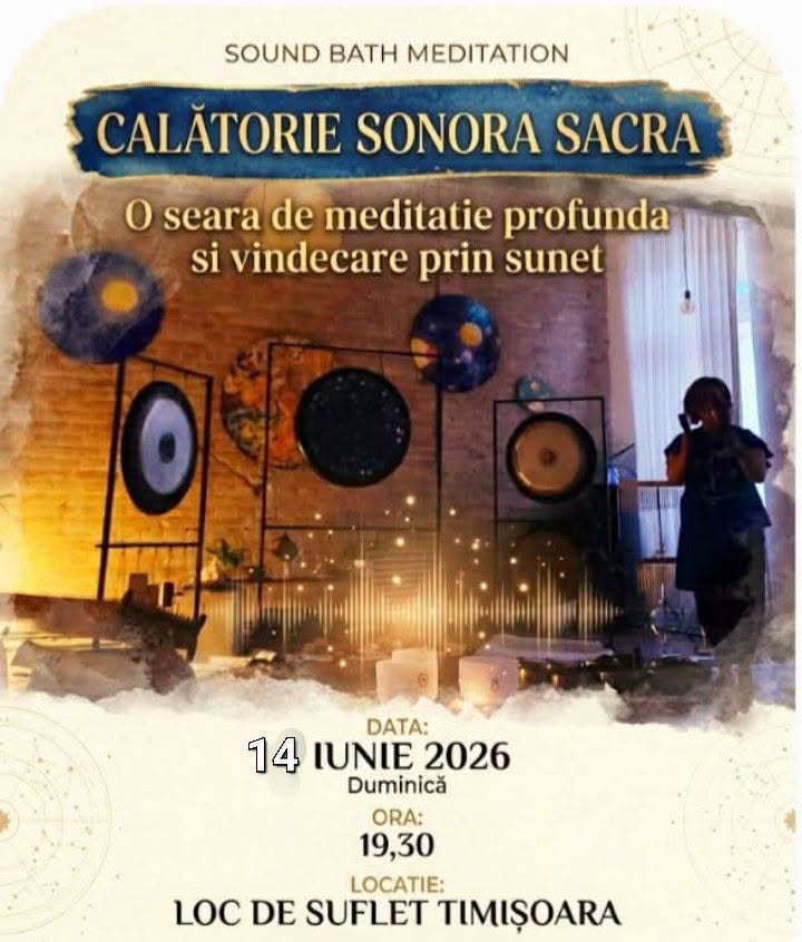 SOLD OUT -Baie de sunete-Călătorie sonoră ancestrala