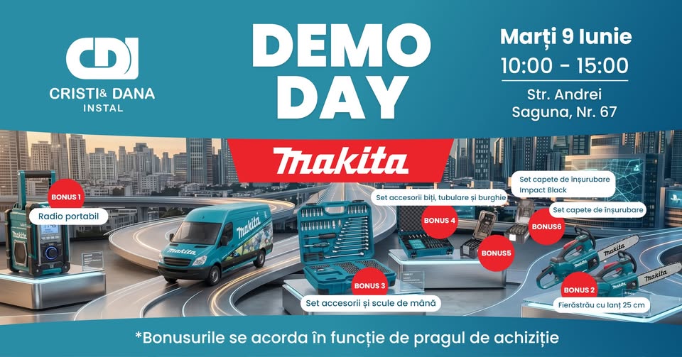 Makita DEMO DAY – Cristi & Dana Instal
