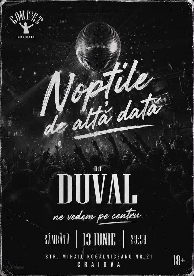 🪩 NOPTILE DE ALTĂ DATĂ @ COMITET MUSICBAR 🪩