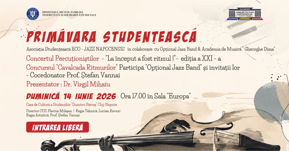 Concertul percuționiștilor „La început a fost ritmul!” Ediția a XXI-a