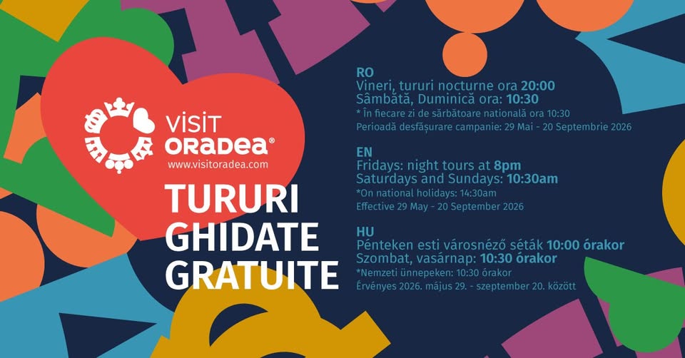 Tururi ghidate gratuite în Oradea