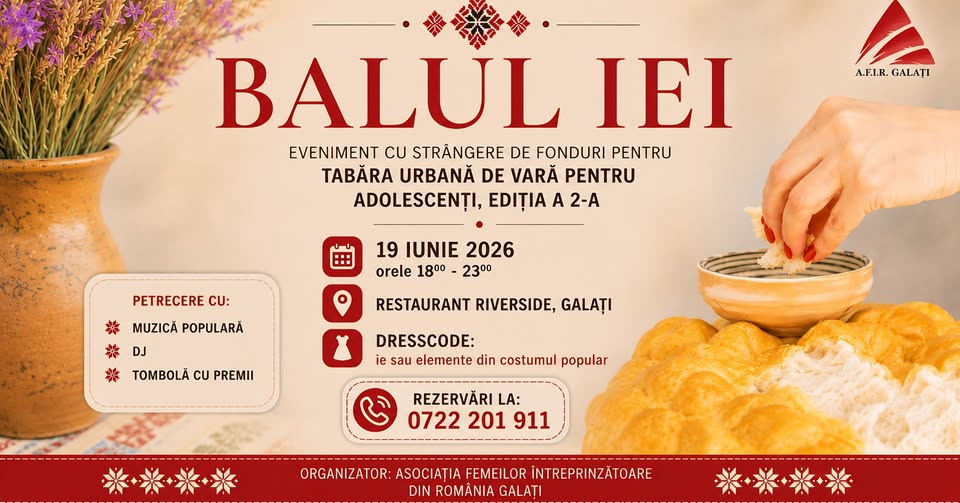 Balul IEI – Eveniment cu scop caritabil
