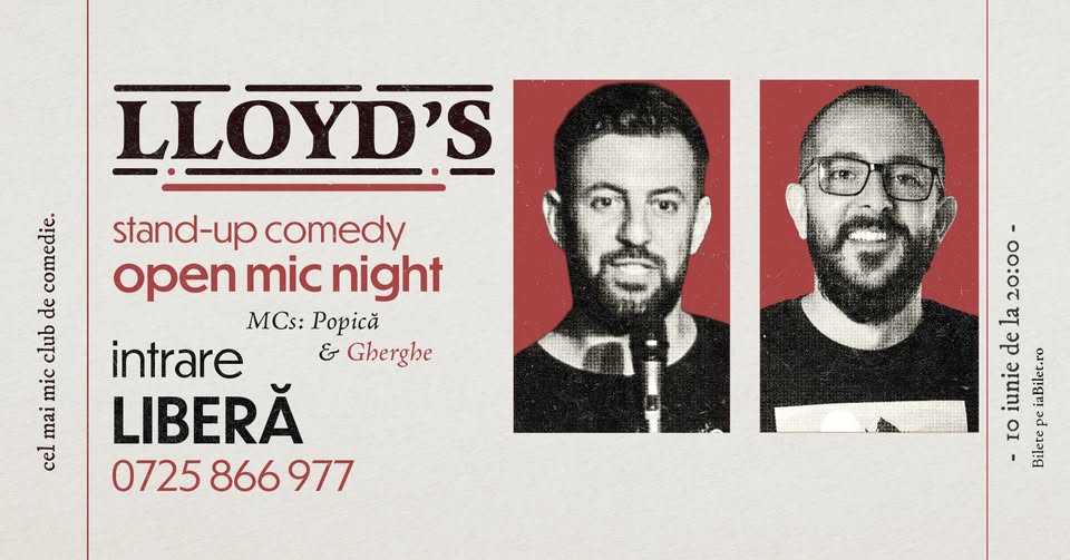 Open Mic MCs: Popică & Gherghe