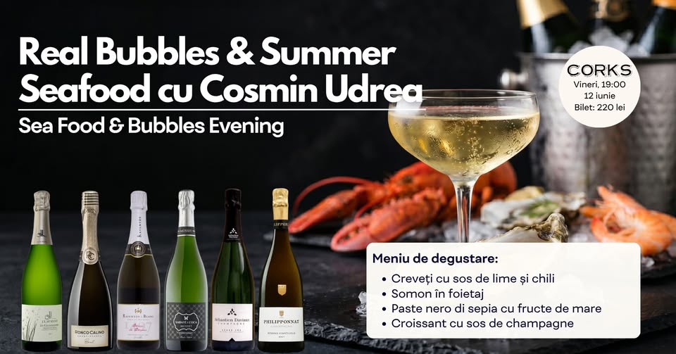Real Bubbles & Summer Seafood cu Cosmin Udrea