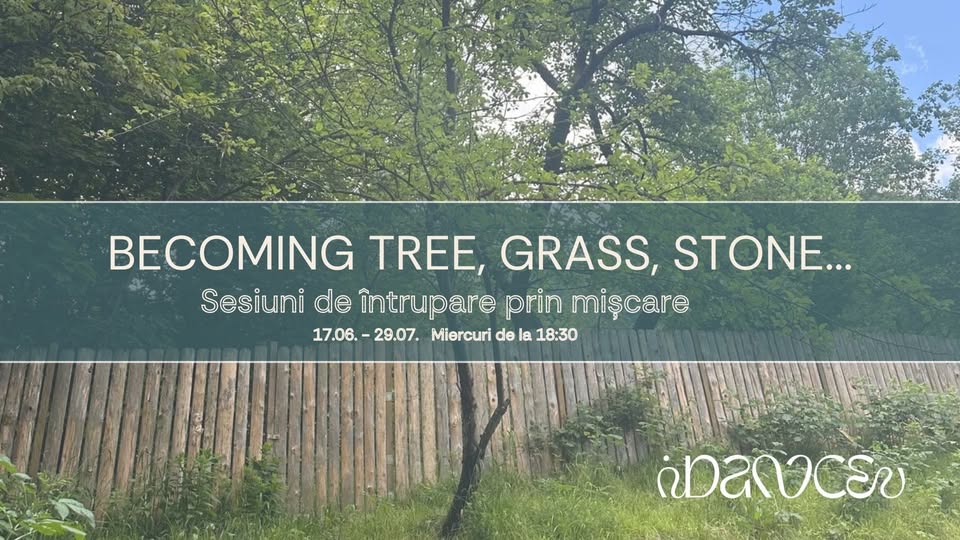 🌳🌳🌳Becoming tree, grass, stone…Sesiuni de întrupare în mișcare🌳🌳🌳