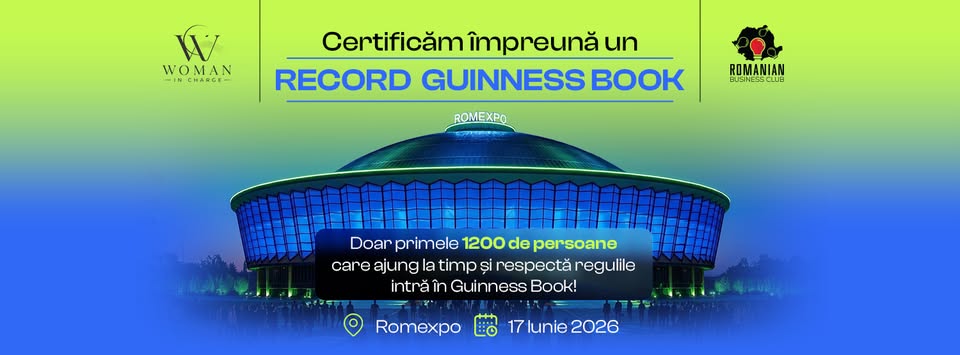17.06 |ROMEXPO| Scrie istorie pentru România – Cea mai mare întâlnire de Speed Networking din lume