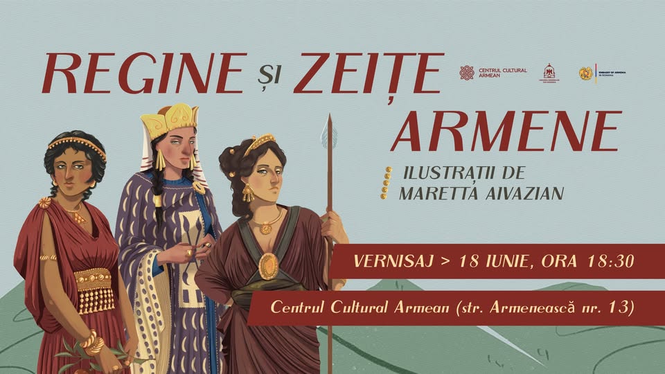 𝐑𝐞𝐠𝐢𝐧𝐞 𝐬̦𝐢 𝐳𝐞𝐢𝐭̦𝐞 𝐚𝐫𝐦𝐞𝐧𝐞 | ilustrații de Maretta Aivazian