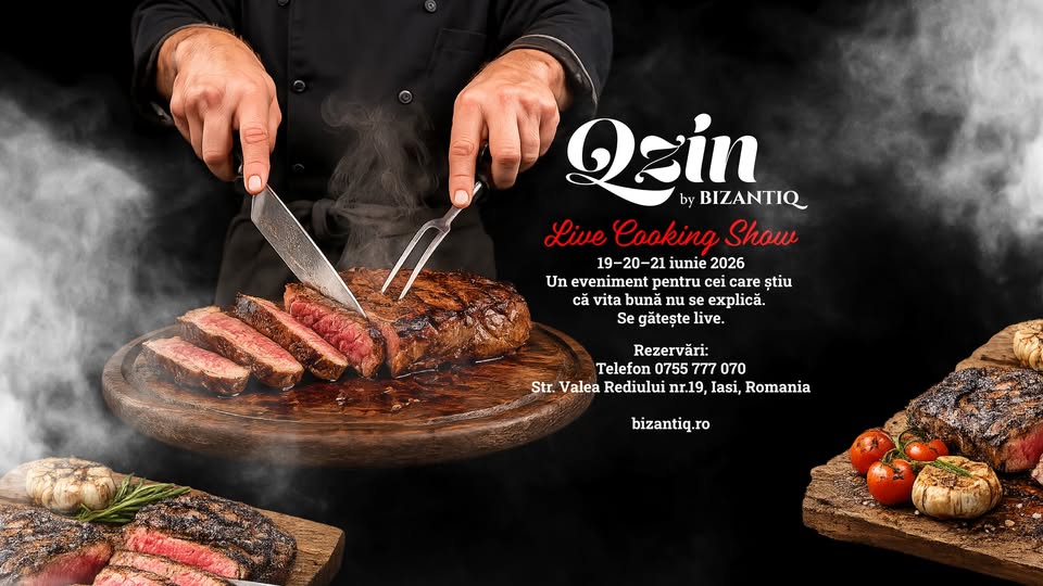 Qzin by Bizantiq – Live Cooking Show | 19–20–21 Iunie 2026