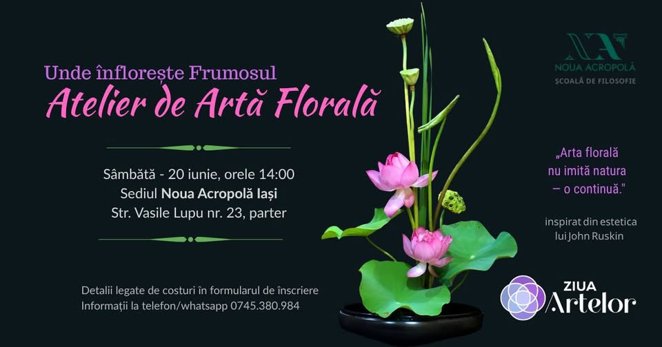 Unde înflorește Frumosul – Atelier de artă florală