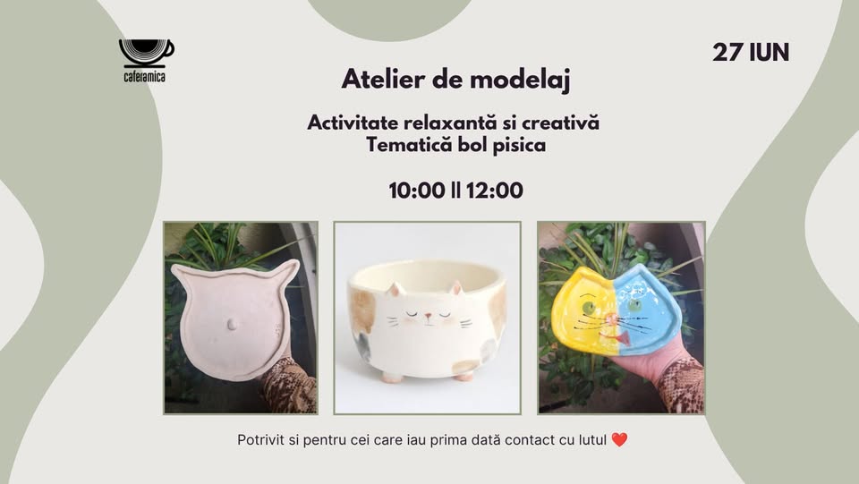 Atelier modelaj lut – Bol pisica