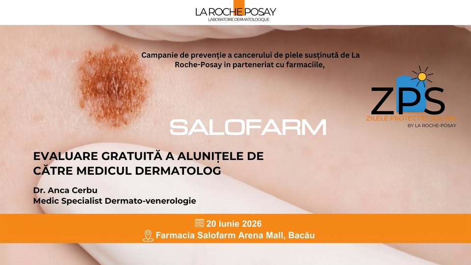 🔍 VERIFICĂ-ȚI ALUNIȚELE GRATUIT! | Farmacia Salofarm Arena Mall