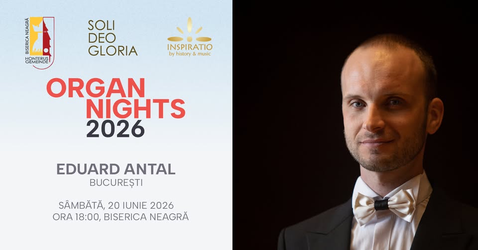 Organ Nights – Eduard Antal la Biserica Neagră
