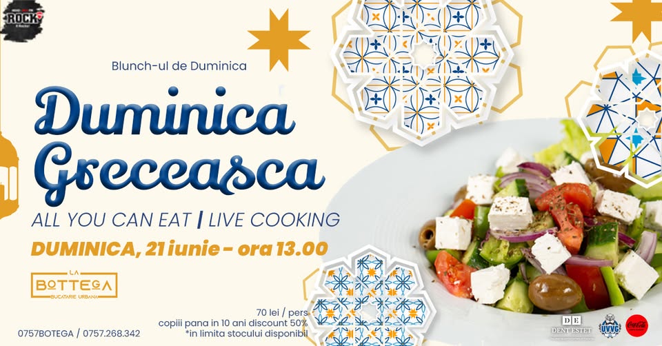 🇬🇷 O duminică cu aromă de vacanță: Brunch Grecesc La Bottega! 🌊🍋