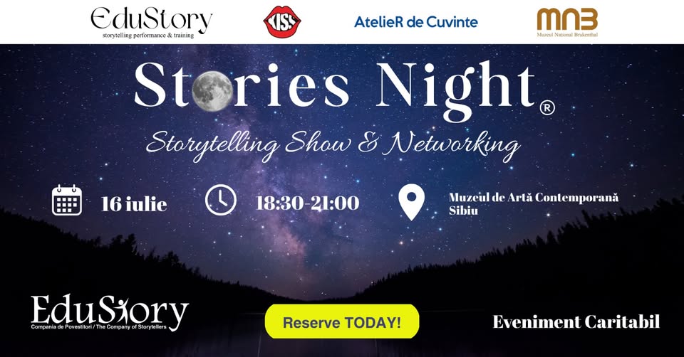 Stories Night® – Ediție caritabilă la Sibiu