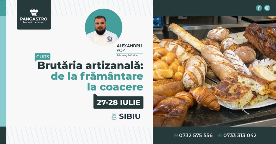 Brutăria artizanală: de la frământare la coacere