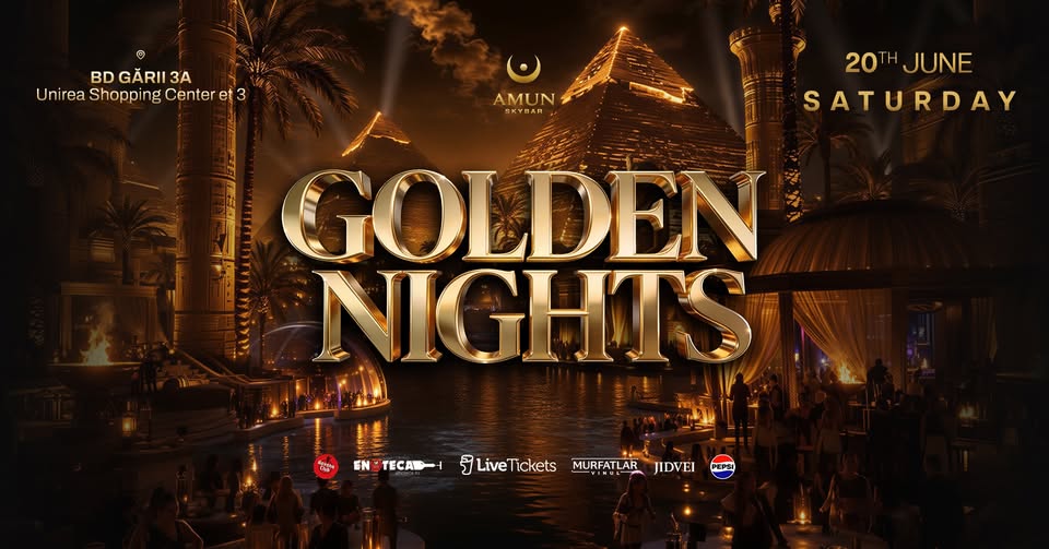 Golden Nights at AMUN SKYBAR 🌙