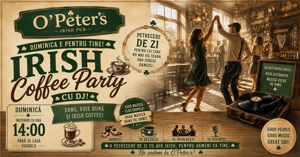Irish Coffee Party cu DJ Jipy