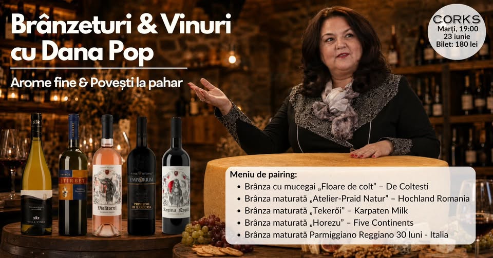 Brânzeturi & Vinuri cu Dana Pop