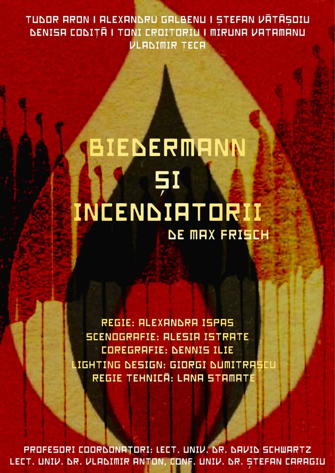 Spectacol „Biedermann și incendiatorii” de Max Frisch (în cadrul Săptămâna Solidarității prin Arte)