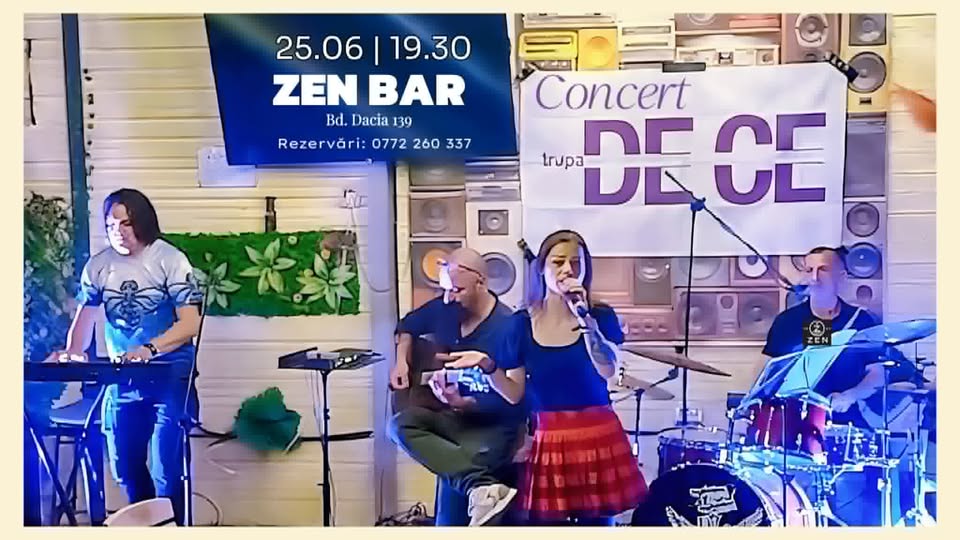 Trupa DeCe live la Zen Bar