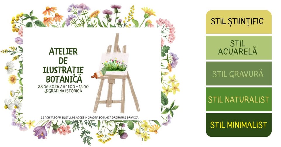 Atelier de ilustrație botanică