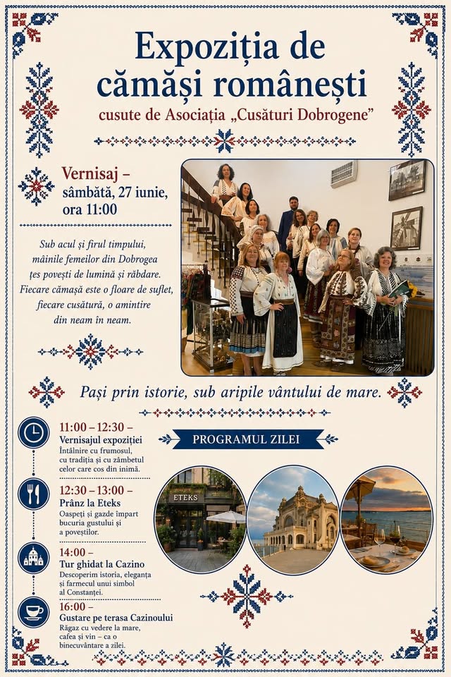 Expoziție de cămăși românești