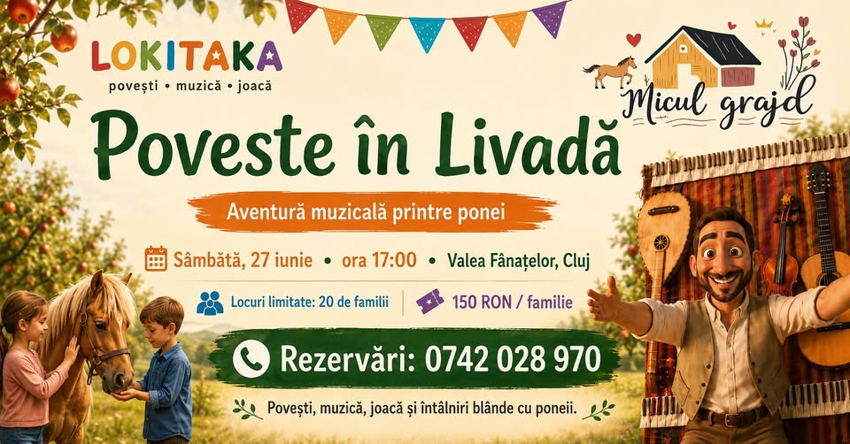 Poveste în Livadă: Aventură Muzicală printre Ponei