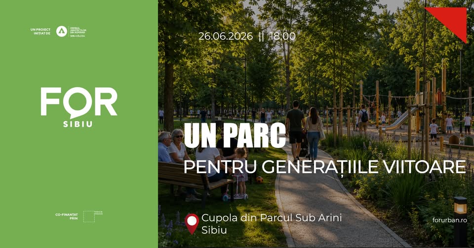 🌳 Agora Comunității: Un parc pentru generațiile viitoare