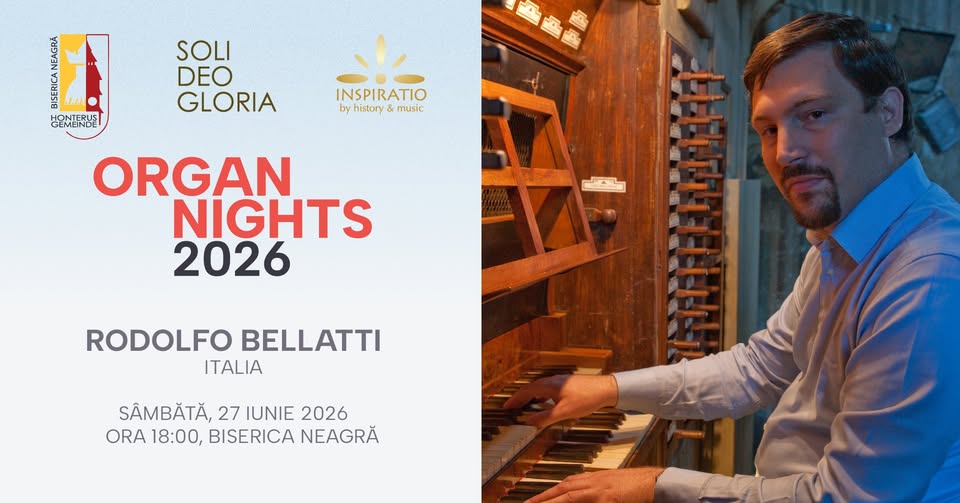Organ Nights – Rodolfo Bellatti la Biserica Neagră